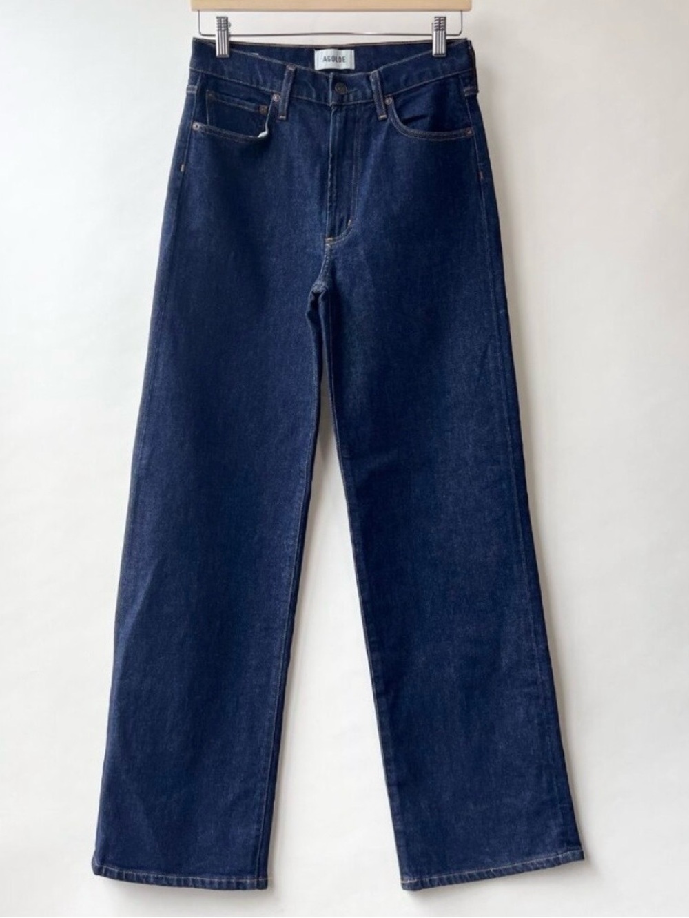 Agolde Harper Straight wide leg Jean , dark blue, Size 27 M74